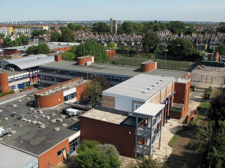 Aerial view of Greig City Academy